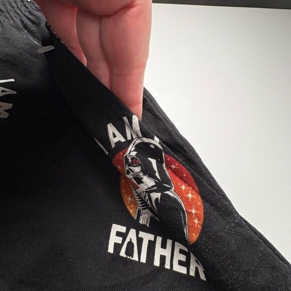 Darth Vader Star Wars Pajama pants size medium I am your Father, nwot - Picture 5 of 5